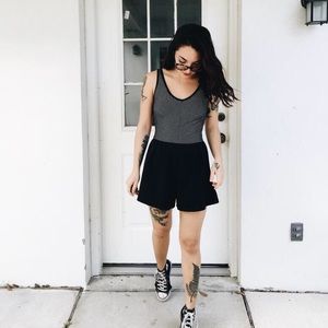 90’s Striped Cotton Romper